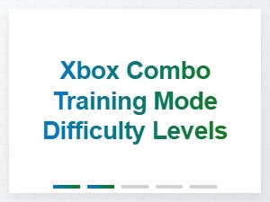 Tailoring Combo Training Difficulty Levels